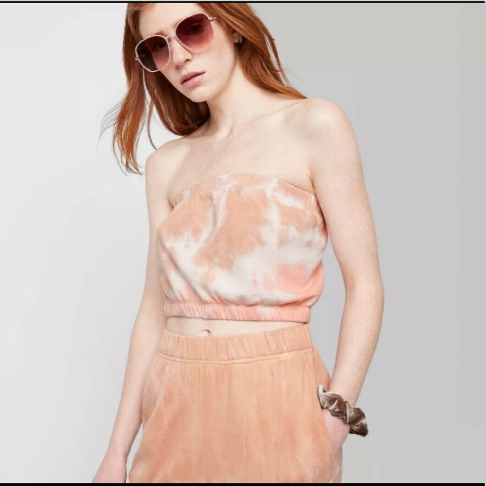 NWT Cropped Bubble Tube Top